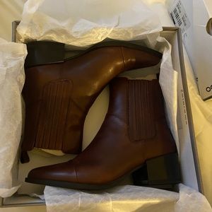 Brown Slip-On Boots